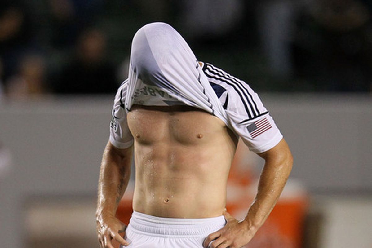 Let's hope for more shirt over the head frustration for Chad Barrett tonight. 