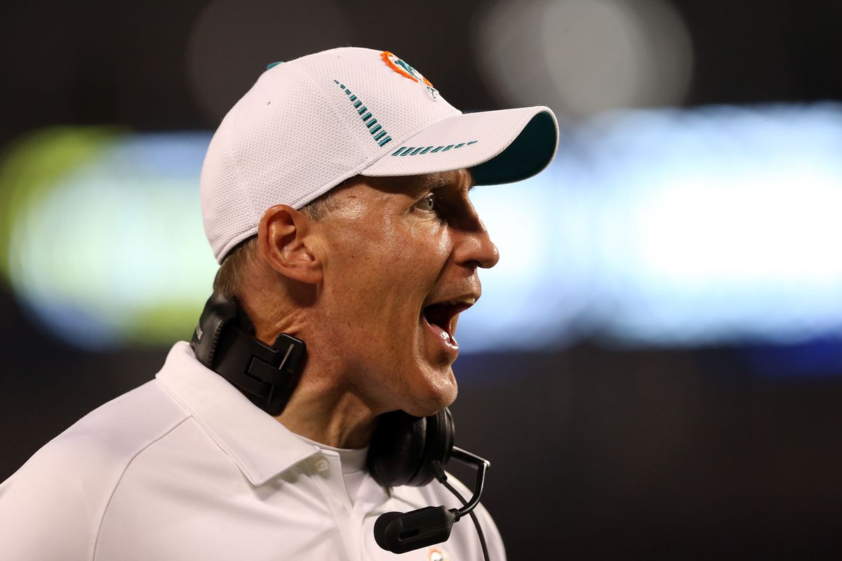 CHARLOTTE, NC - AUGUST 17:  Joe Philbin reacts to a play during their preseason game against the Carolina Panthers at Bank of America Stadium on August 17, 2012 in Charlotte, North Carolina.  (Photo by Streeter Lecka/Getty Images)