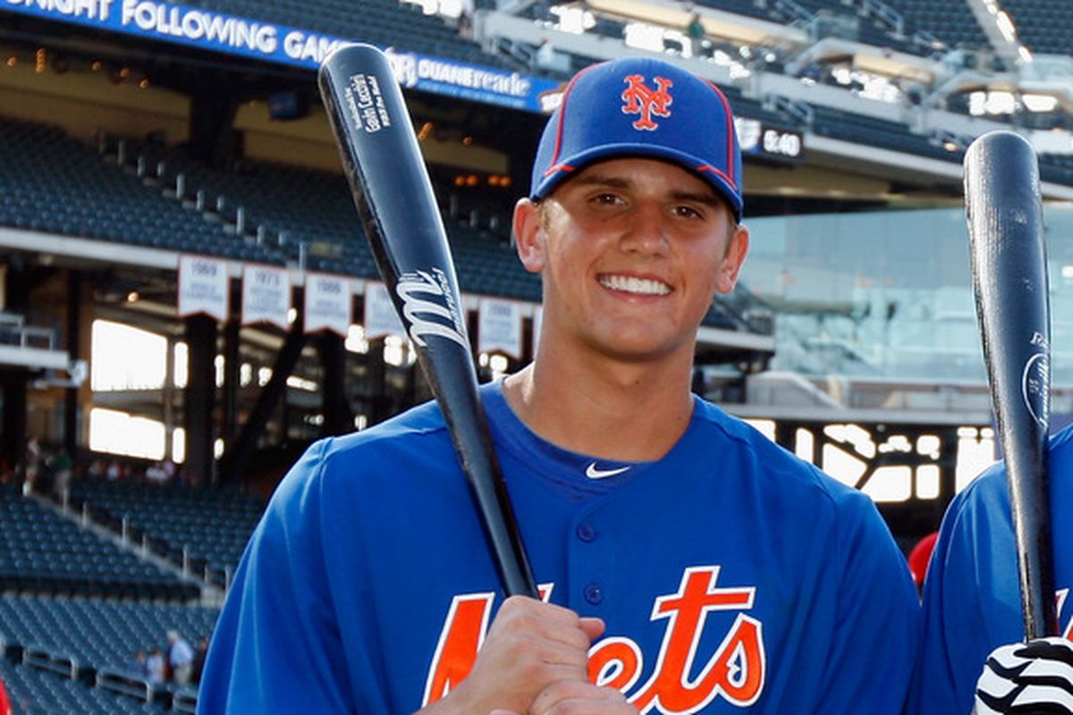 Gavin Cecchini, one of the Mets' first-round picks in 2012.