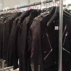 A selection of black jackets