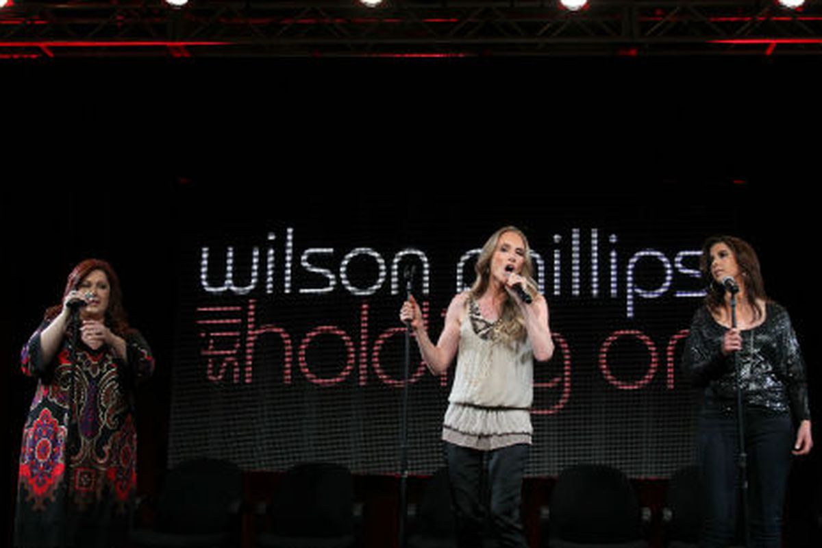 Wilson Phillips has made quite a comeback on the performance circuit since their Bridesmaids cameo. Photo from their 2012 Winter TCA Tour, via Getty
