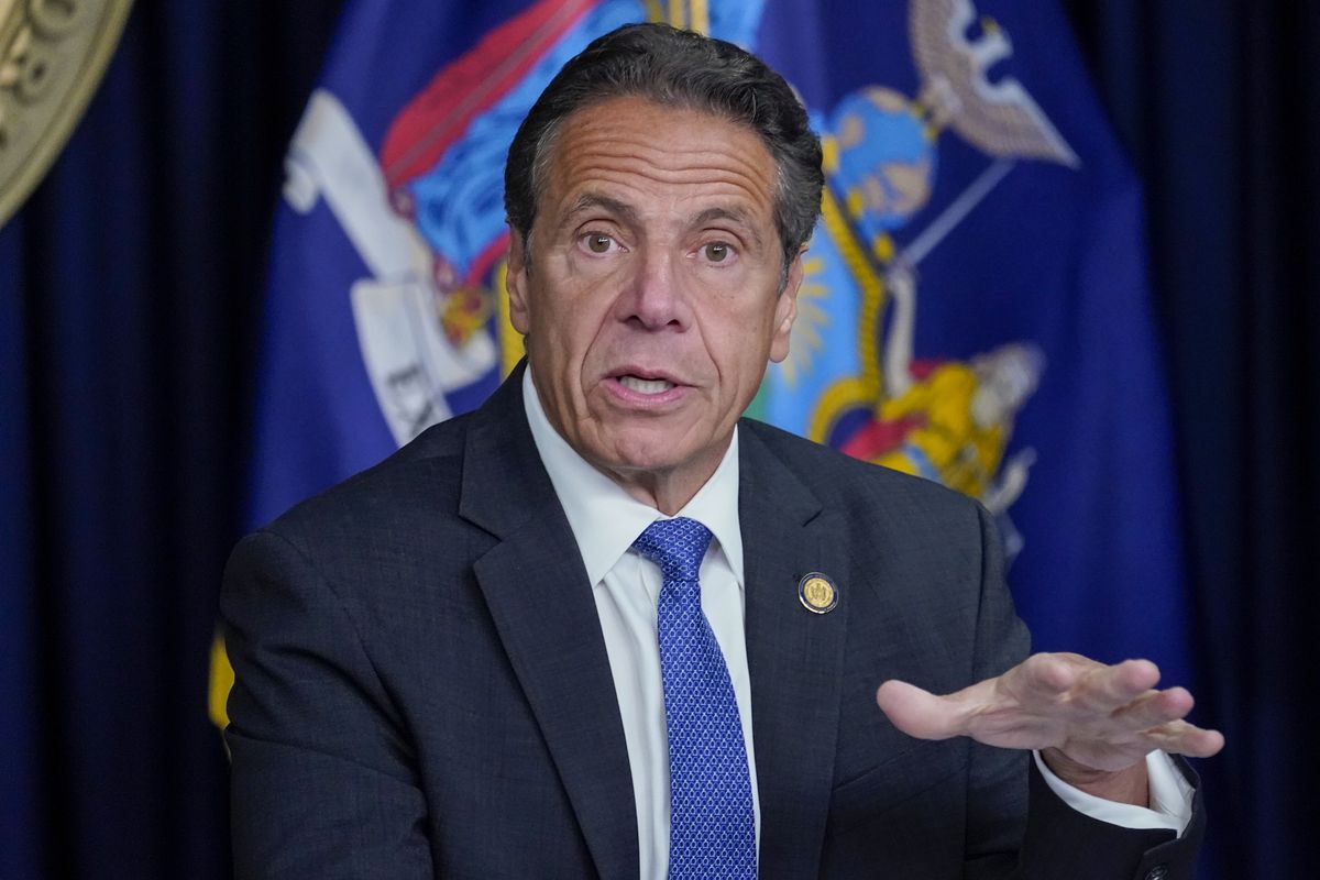 In this June 23, 2021 file photo, New York Gov. Andrew Cuomo speaks during a news conference in New York. Eleven women have described to investigators hired by the New York attorney general’s office how Gov. Andrew Cuomo’s sexual harassment of them made them feel. Cuomo has denied that he sexual harassed or inappropriately touched anyone. 