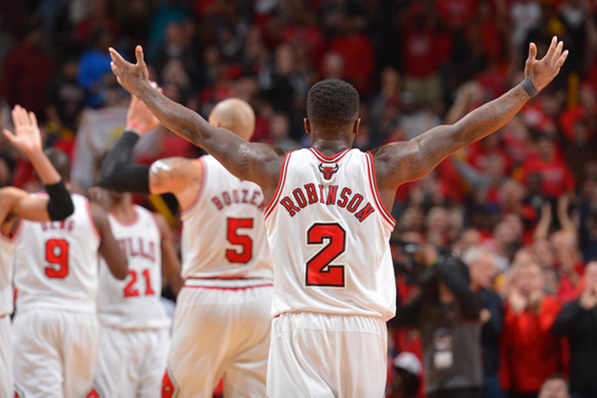 Nate Robinson was a Tasmanian devil in the Bulls' come-from-behind win on Saturday