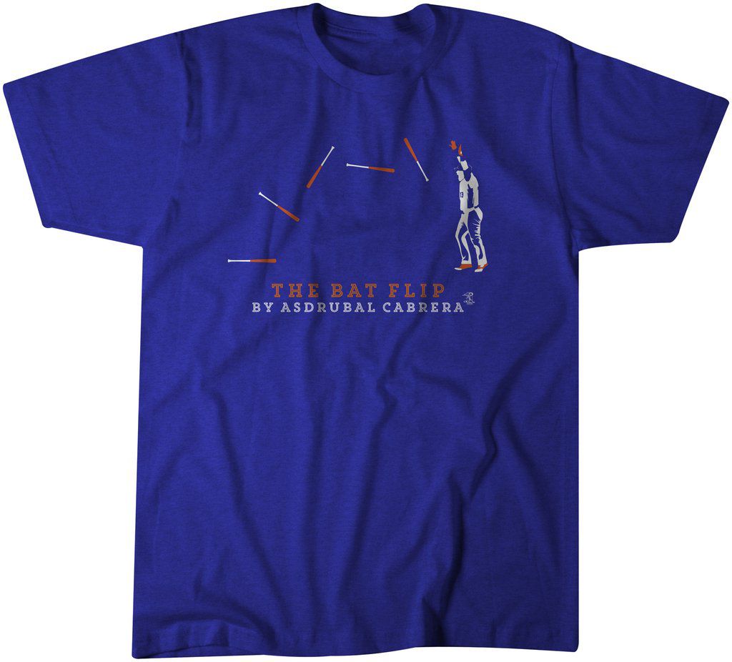 Asdrubal Cabrera bat flip t-shirt