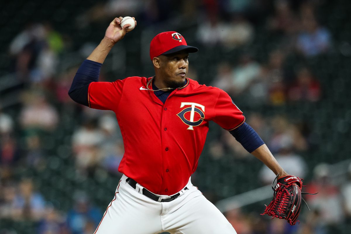 28-year-old reliever Yennier Canó, in action for his previous team, the Twins.