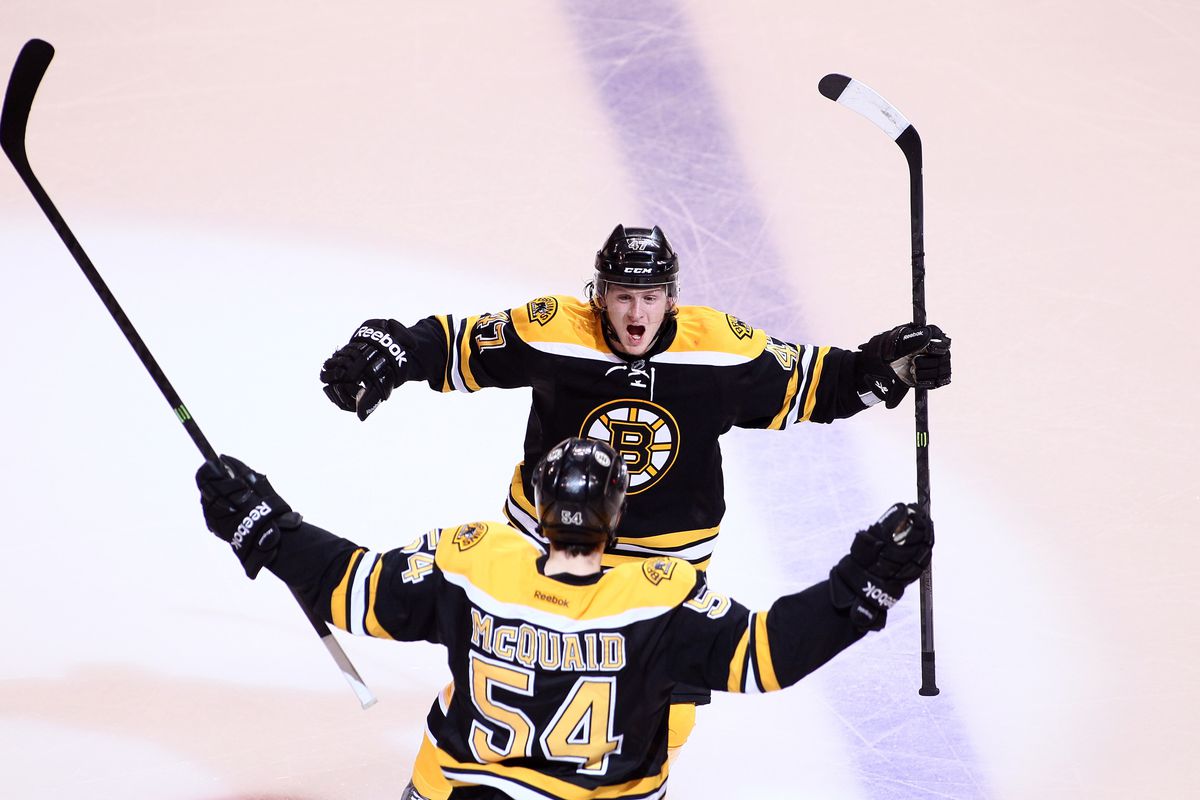 Torey Krug is pumped for Friday.