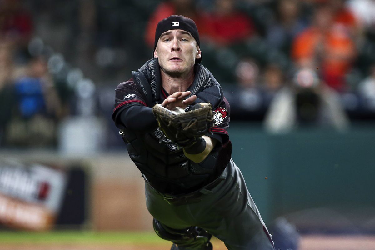 Chris Herrmann's expression sums up the year for the Diamondbacks