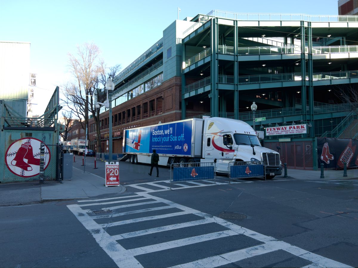 The 2023 Red Sox equipment truck