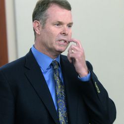 Former Utah Attorney General John Swallow appears in court on July 13, 2016.