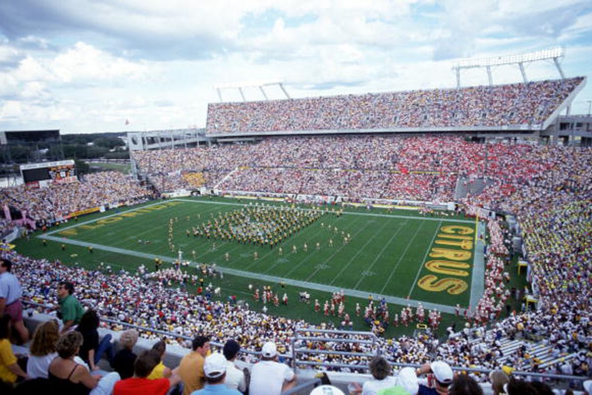 1 JAN 1991: A GENERAL VIEW OF THE CITRUS BOWL DURING THE GEORGIA TECH YELLOW JACKETS 45-21 VICTORY OVER THE NEBRASKA CORNHUSKERS IN THE 1991 FLORIDA CITRUS BOWL IN ORLANDO, FLORIDA. Mandatory Credit: Scott Halleran/ALLSPORT
