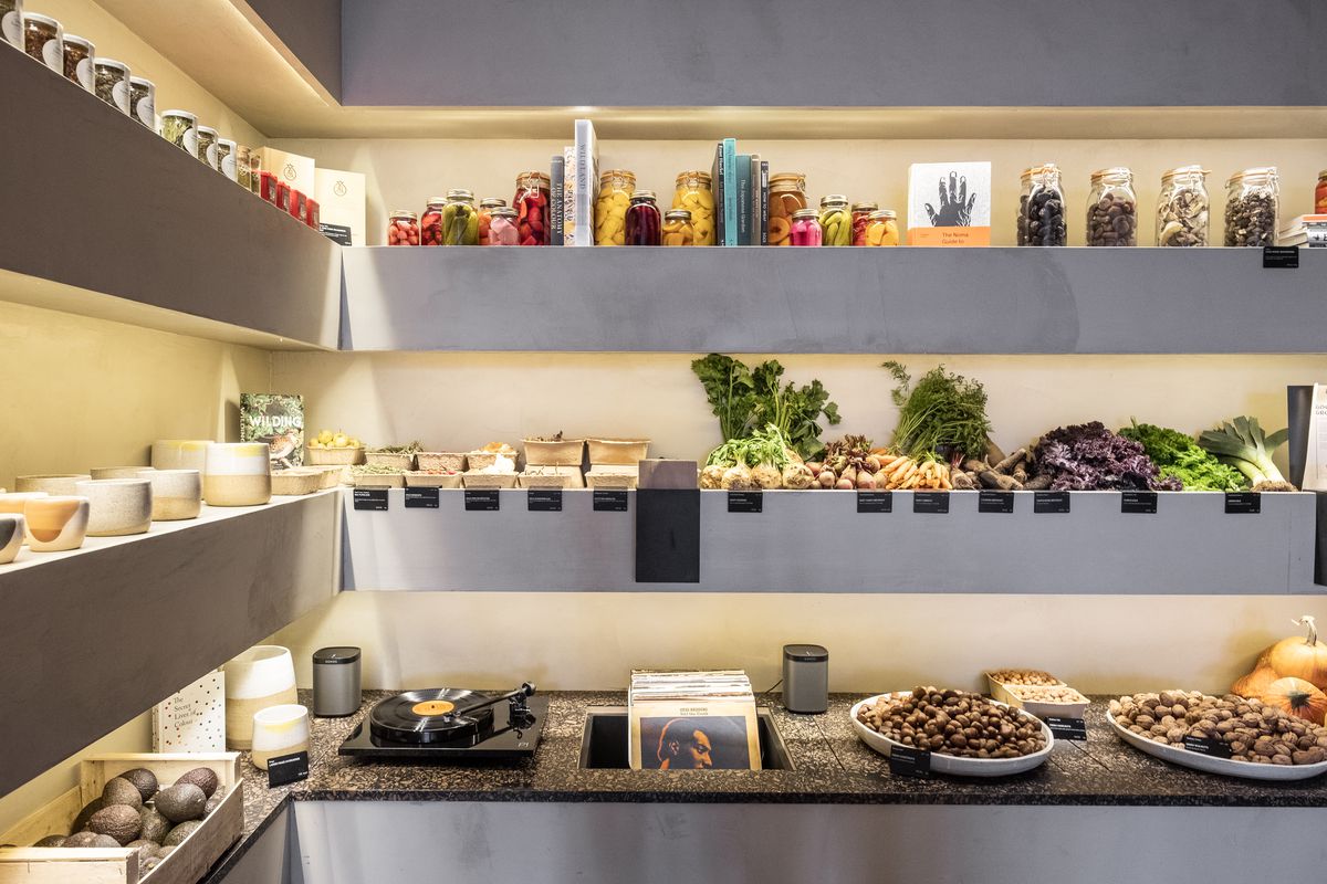 Natoora’s new produce store in Fulham, London, dubbed “the Aesop of vegetables” by Wallpaper Magazine