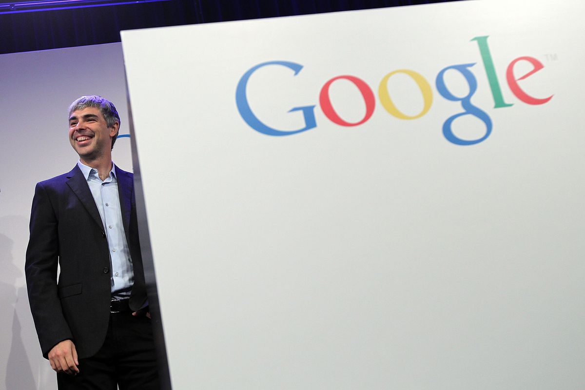 Google's Larry Page Holds Media Event In New York City