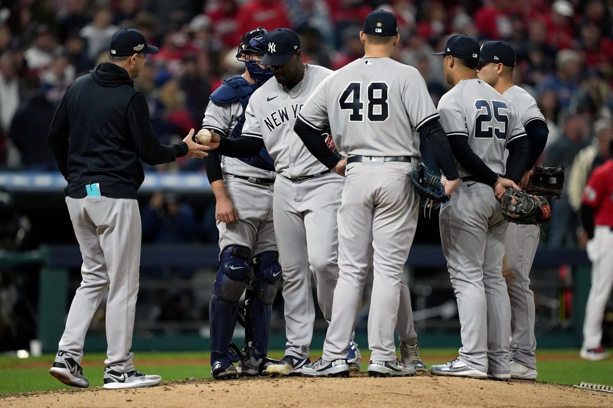 Division Series - New York Yankees v Cleveland Guardians - Game Three