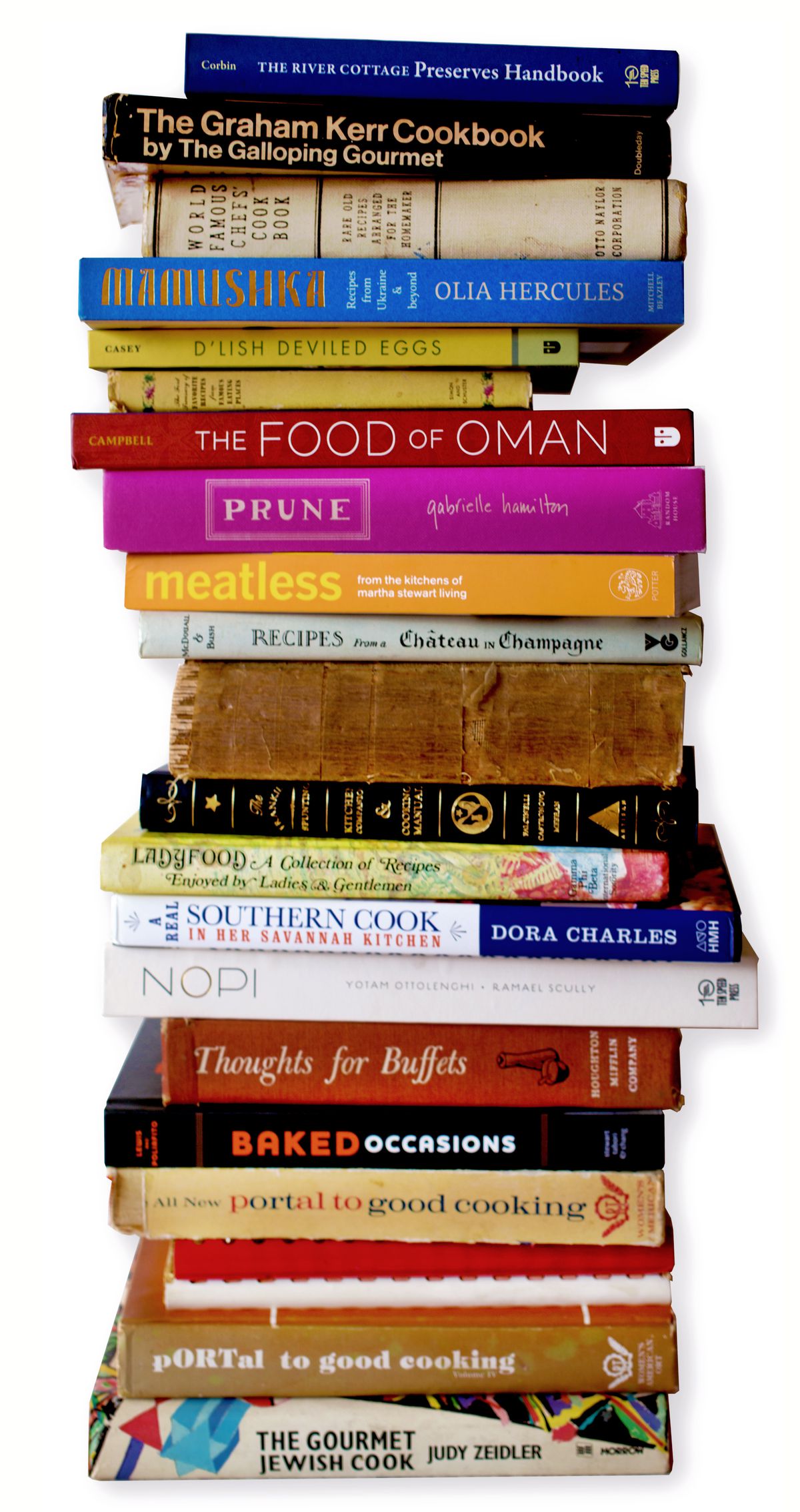 stack of cookbooks 1