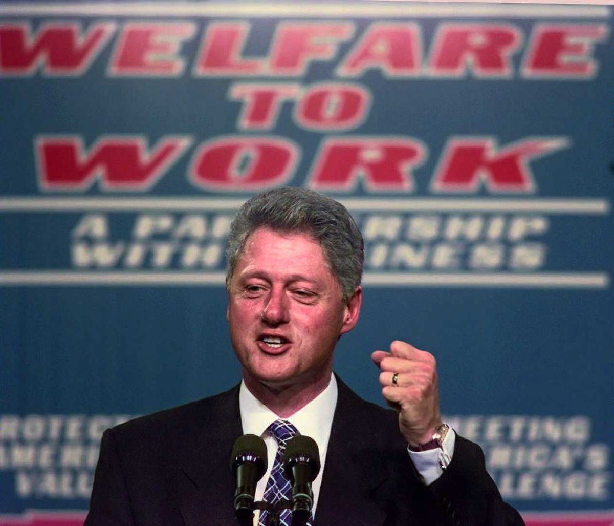 Welfare reform, Clinton, 1996