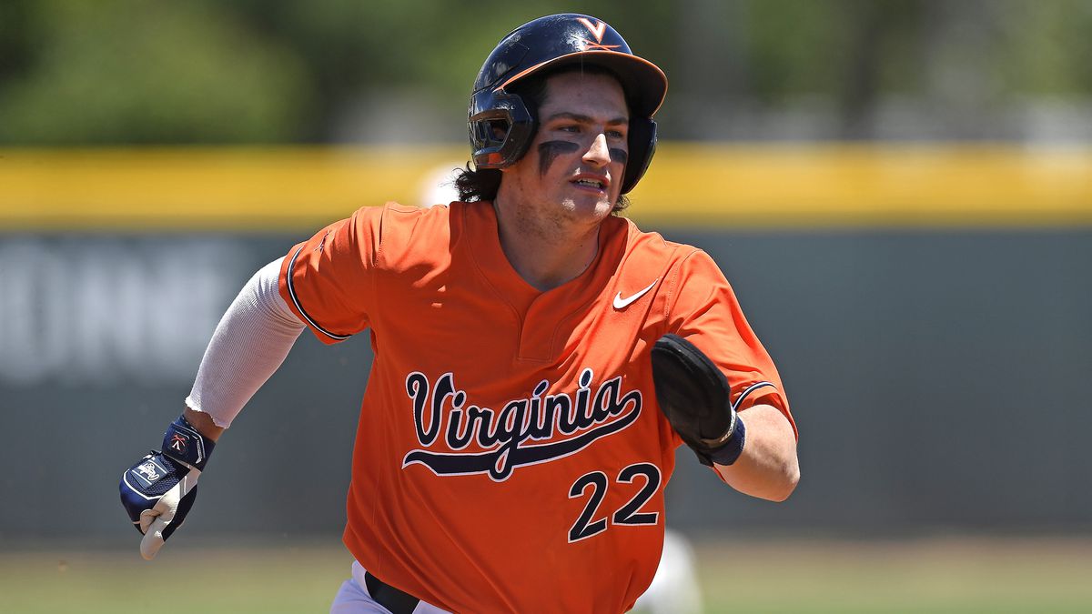 Virginia third baseman Jake Gelof, the Dodgers’ second-round draft pick, is one of 20 draft picks signed by the Dodgers.