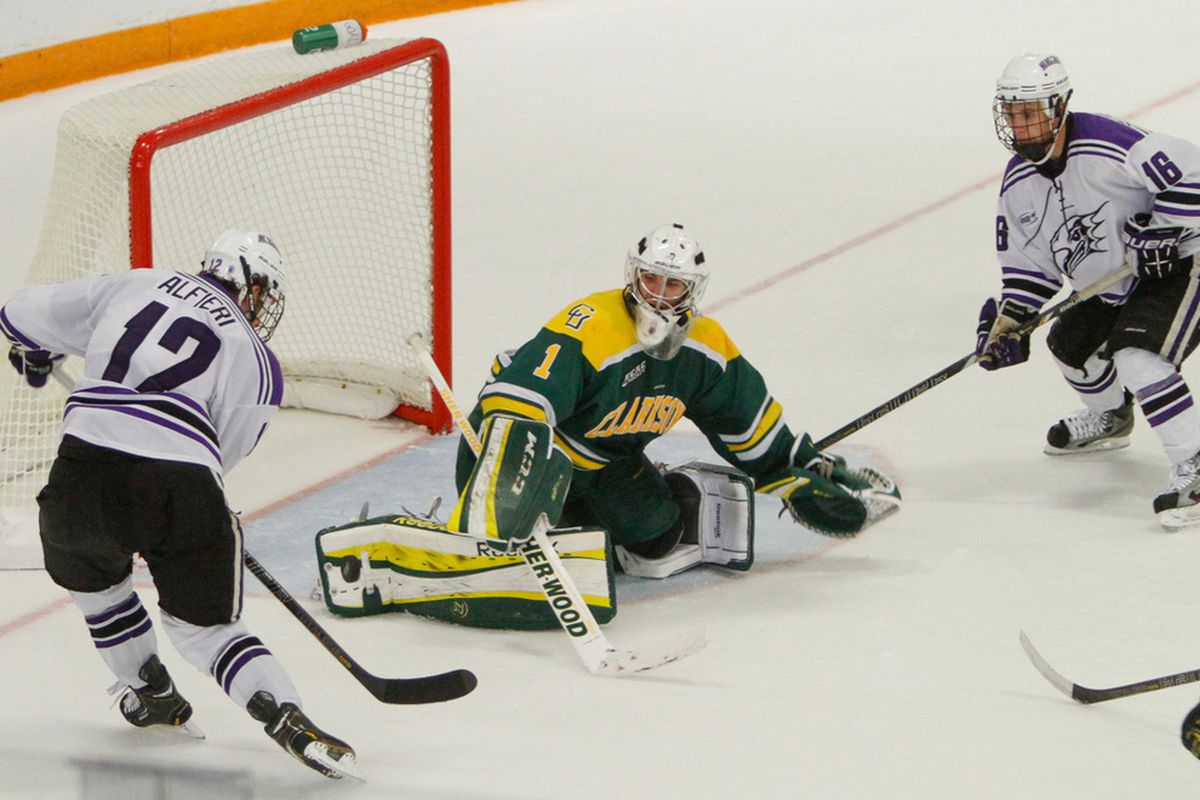 Clarkson freshman goaltender Steve Perry made 38 saves to help his team skate to a 1-1 tie against UMass-Lowell.