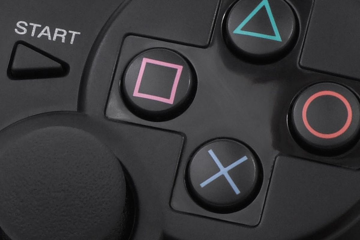 PS3 dualshock controller close-up