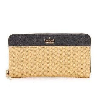 straw wallet from kate spade 