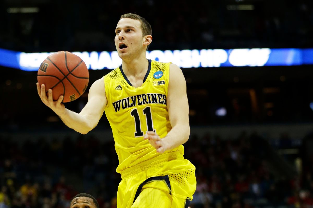 Nik Stauskas looks to lead Michigan in their Sweet Sixteen battle with Tennessee