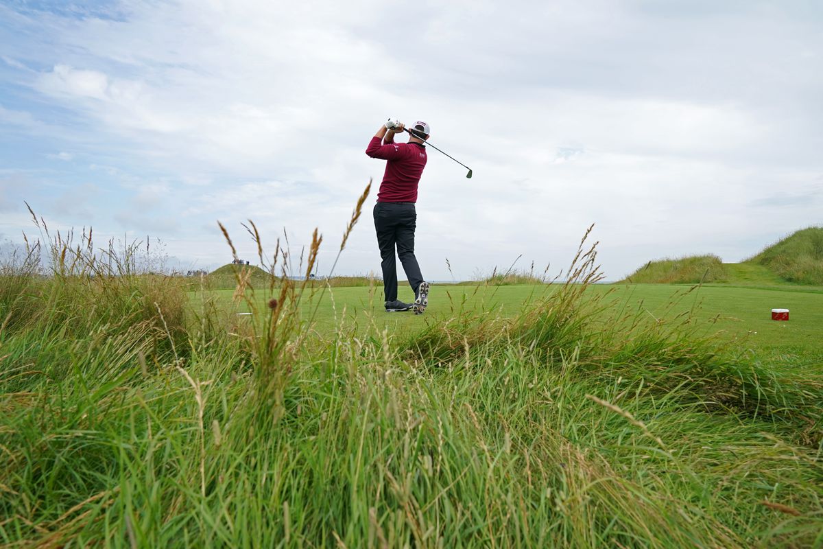 USA’s Patrick Cantlay during the preview day at The Royal St George’s Golf Club in Sandwich, Kent. 