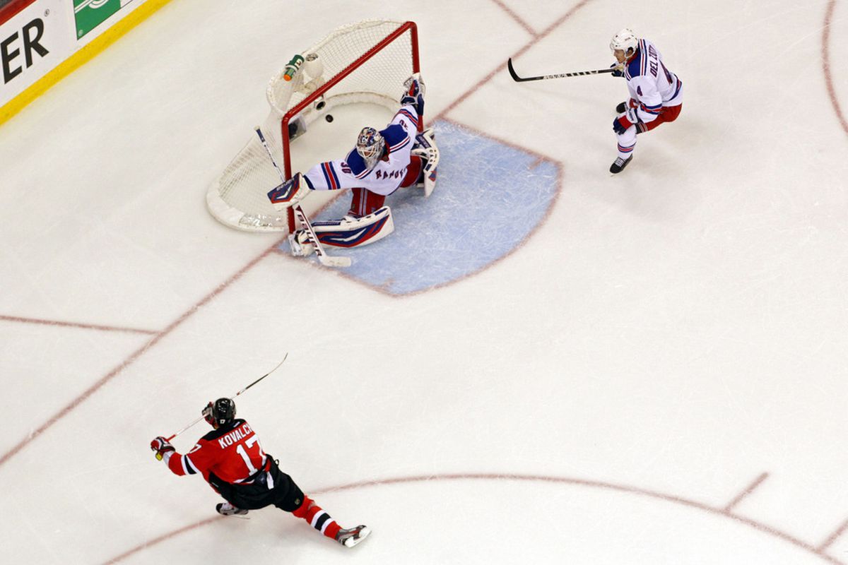 Ilya Kovalchuk was lethal on the flank, as the Rangers found out in Game 6 of the Eastern Conference Finals