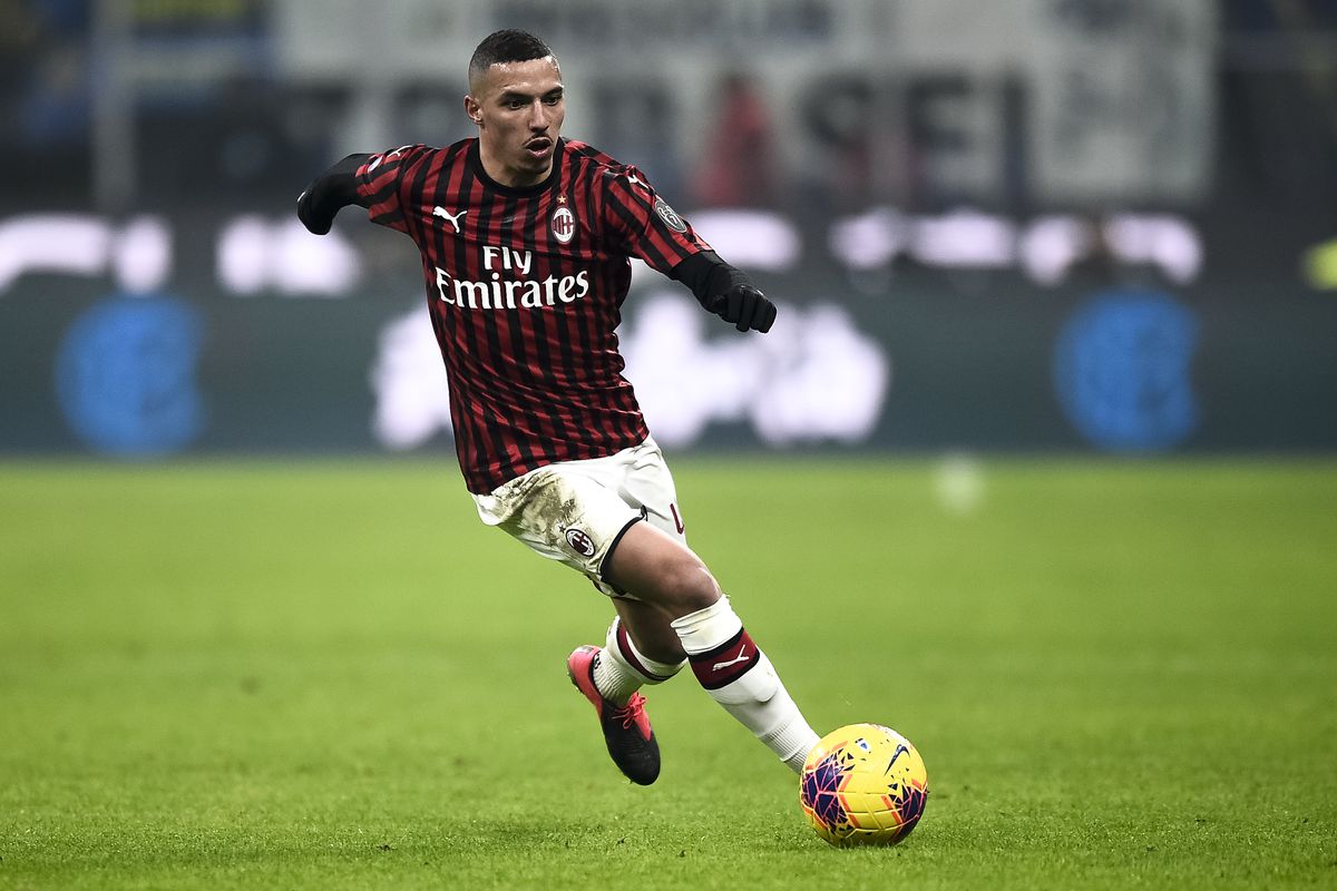 Ismael Bennacer of AC Milan in action during the Serie A...