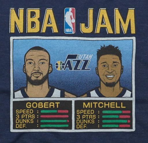 NBA Jam Rudy Gobert and Donovan Mitchell