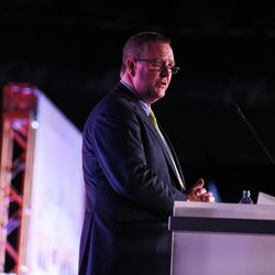 Scott Blackmun, President and CEO, United States Olympic Committee; Governor's State of Sport Awards; May 10, 2016; Salt Lake City.
