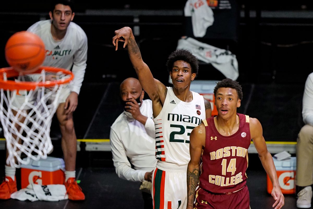 NCAA Basketball: Boston College at Miami-Florida