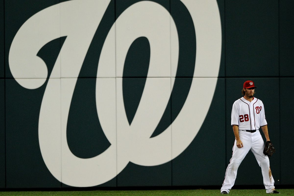 Washington Nationals' Skipper Davey Johnson has shown a lot of faith in Jayson Werth (above) and left-hander Ross Detwiler. It's starting to pay off. (Photo by Patrick Smith/Getty Images)