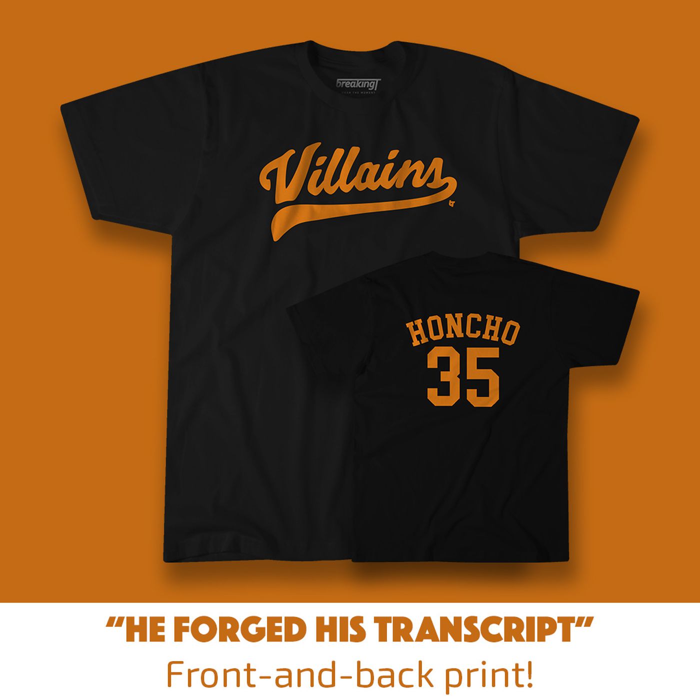 Buy now: Tennessee baseball 'Mike Honcho' t-shirt from Breaking T - Rocky  Top Talk