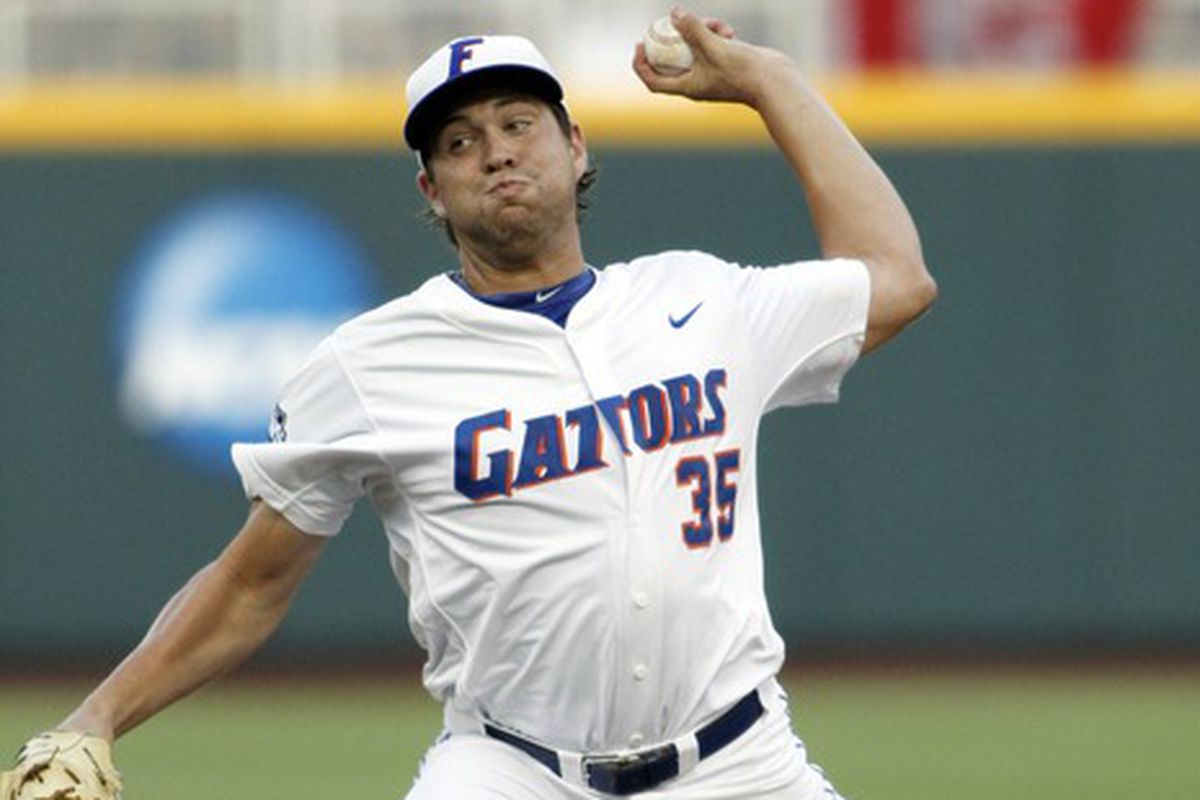 Red Sox starting pitching prospect Brian Johnson, back with the Florida Gators