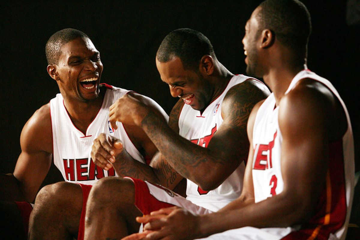 For the first time since June, the Miami Heat's Big 3 will be back on the court together. 