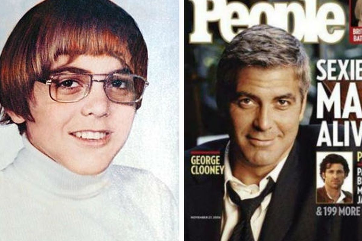 The Evolution of Haircuts of George Clooney