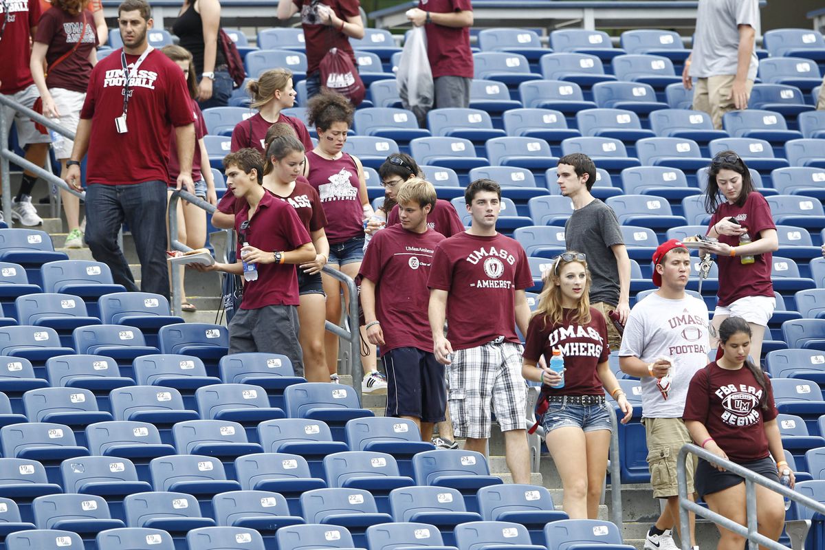 UMass needs more of their fans to make the two-hour drive from Amherst to Gillette Stadium.