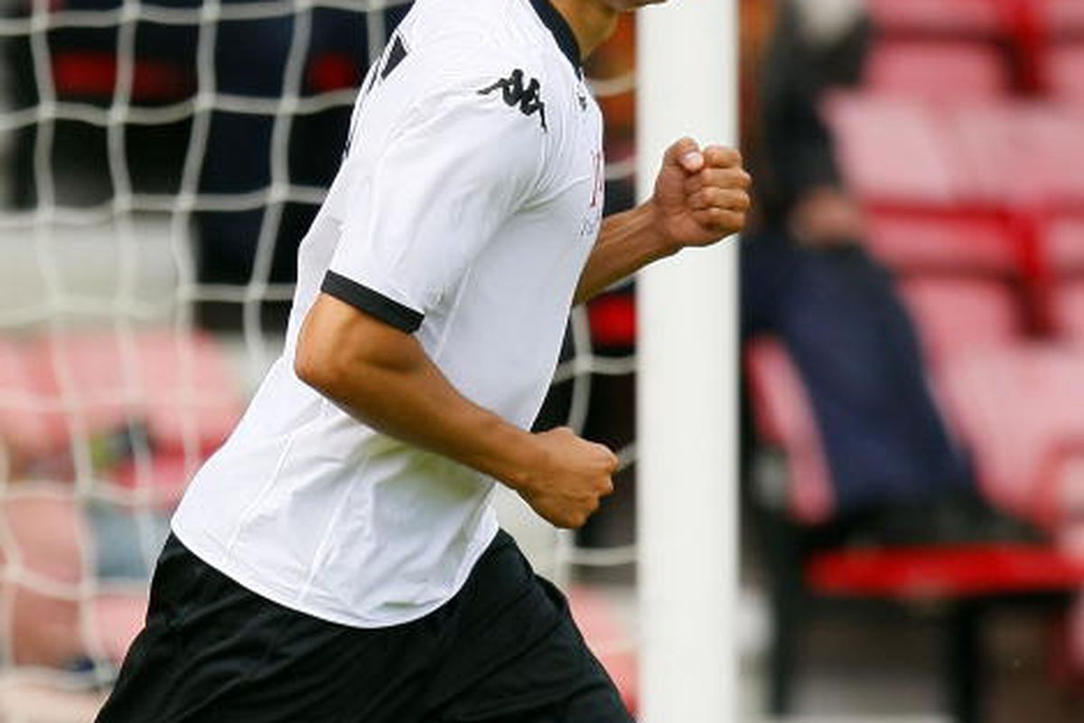 Bobby Zamora against Bournemouth. Photo via Getty Images.