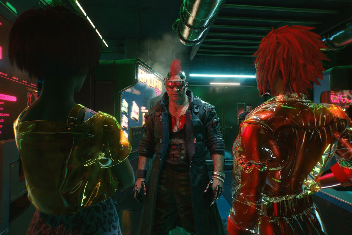 Talking to two characters in Cyberpunk 2077