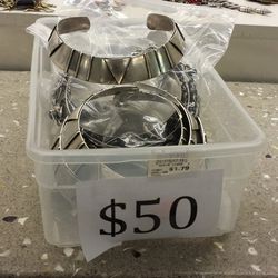 Metallic chokers, $50