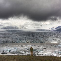 People: Fjallsárlón glacier in Iceland