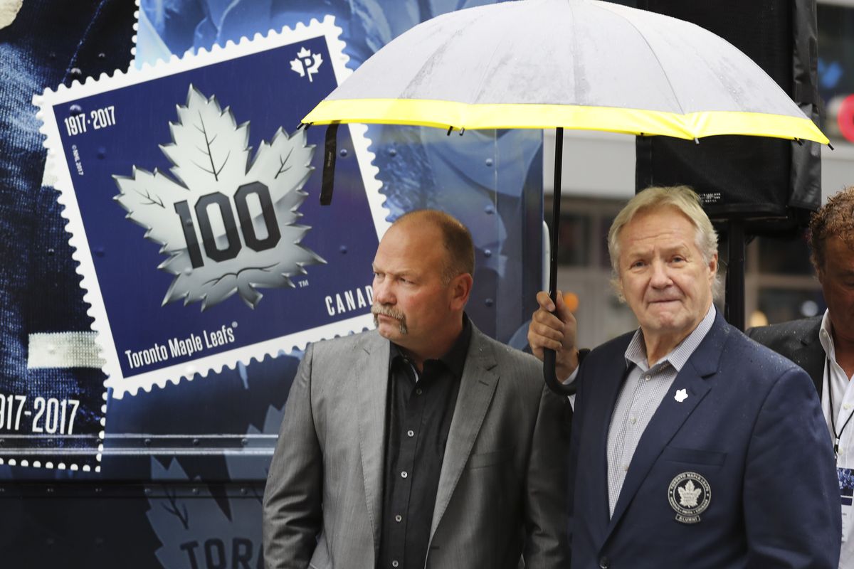Canada Post unveils a new Toronto Maple Leaf stamp.