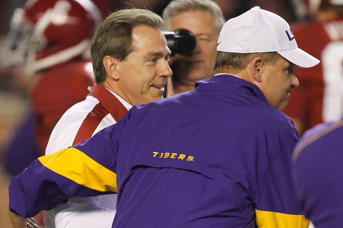 CBS has selected LSU-Alabama as its doubleheader game for 2012.