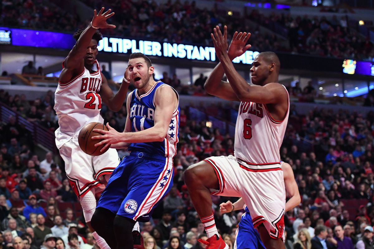 NBA: Philadelphia 76ers at Chicago Bulls