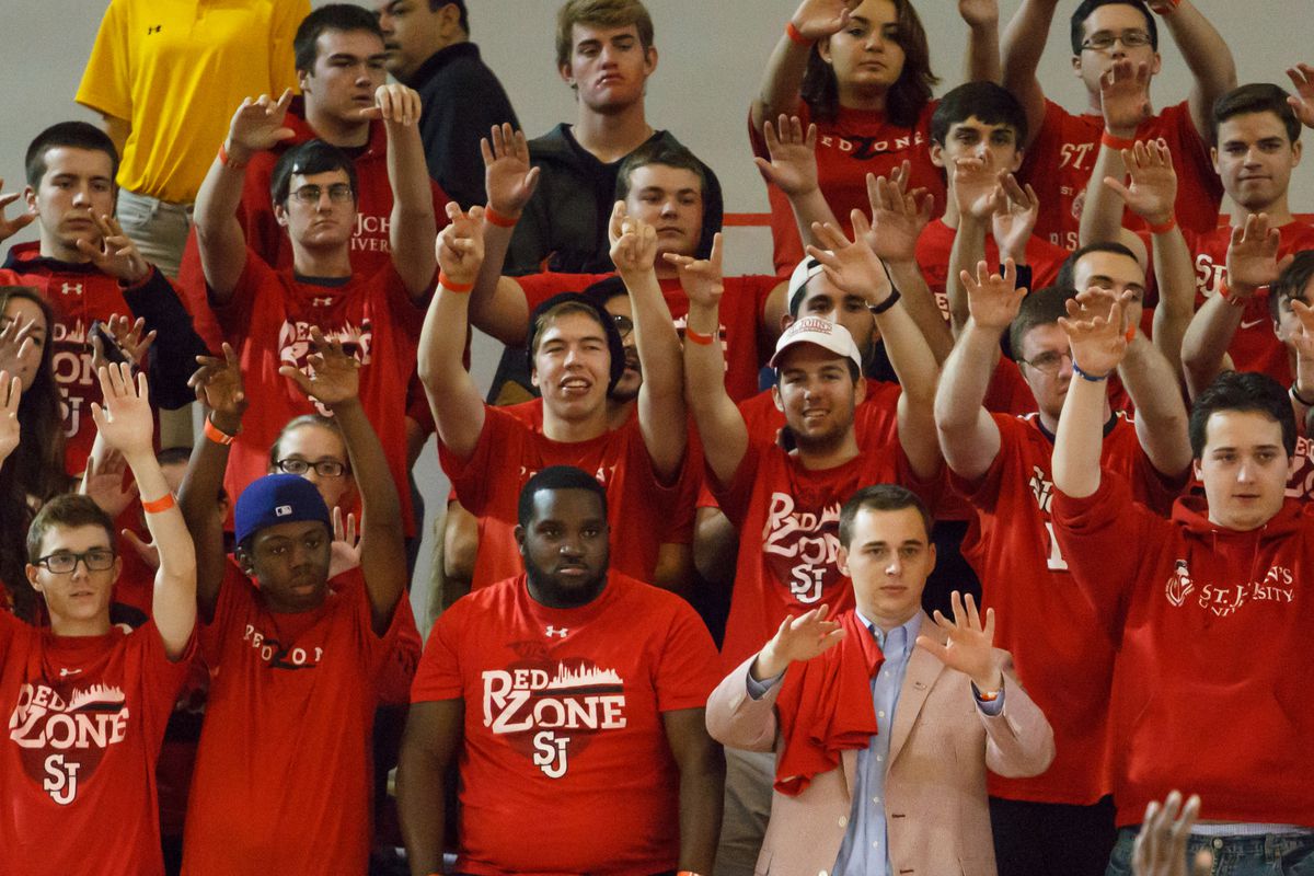 The student section, enjoying the NJIT game.