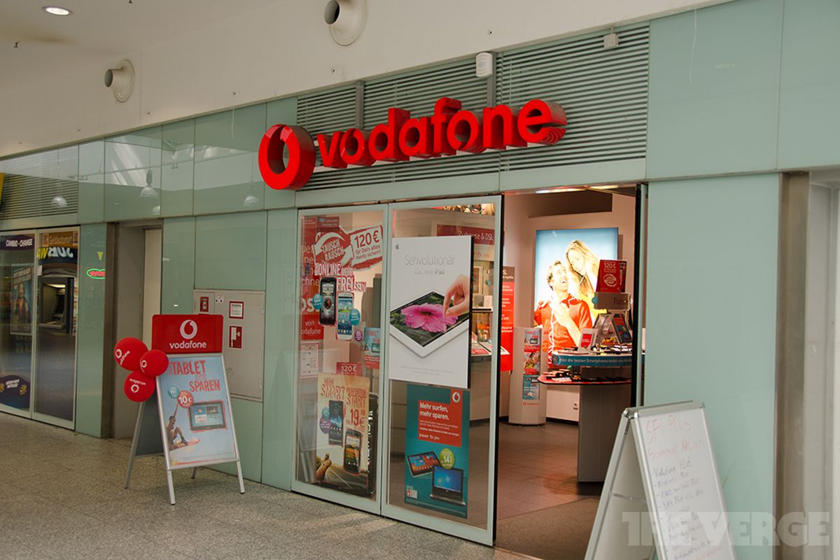 Vodafone Germany store (STOCK)