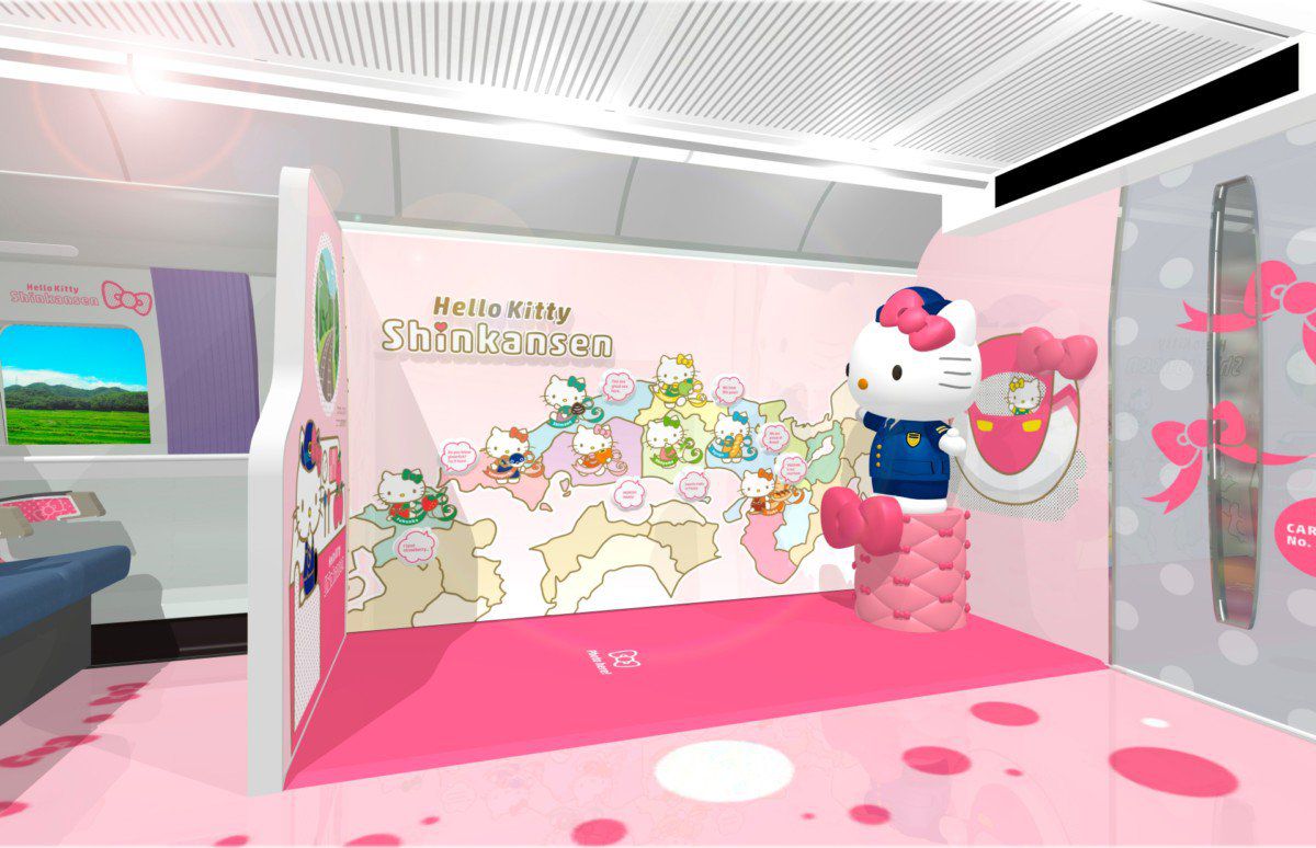 Rendering of Hello Kitty photo booth