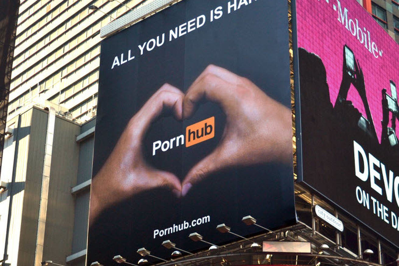 pornhub billboard times square