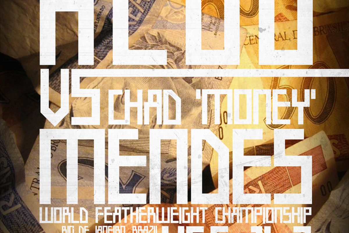 UFC 142: Aldo vs. Mendes Poster by Anton Tabuena