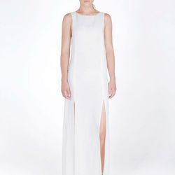 Long dress with slits, <a href="http://ikolosangeles.com/new-in/long-dress-with-slits.html"target="_blank">$159</a>.