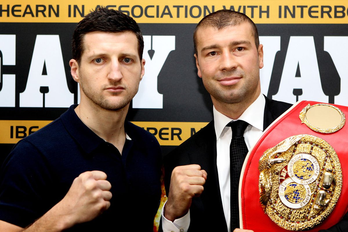 We've got a big fight to kick off the opening week of the new pick'em season, with Carl Froch going up against Lucian Bute in Nottingham. (Photo by Scott Heavey/Getty Images)